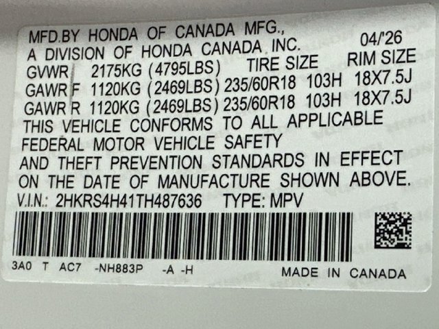 Certified 2026 Honda CR-V EX image 34