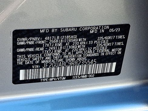 Certified 2024 Subaru Crosstrek 2.0i AWD/4WD image 27
