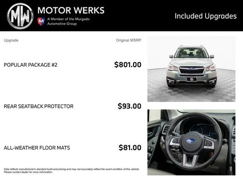 Used 2018 Subaru Forester 2.5i Limited w/ Popular Package #2 image 4