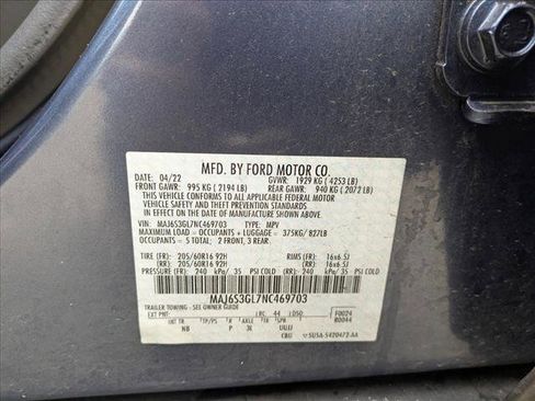 Used 2022 Ford EcoSport SE image 15