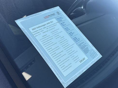 Certified 2023 Volkswagen Jetta GLI Autobahn FWD image 6