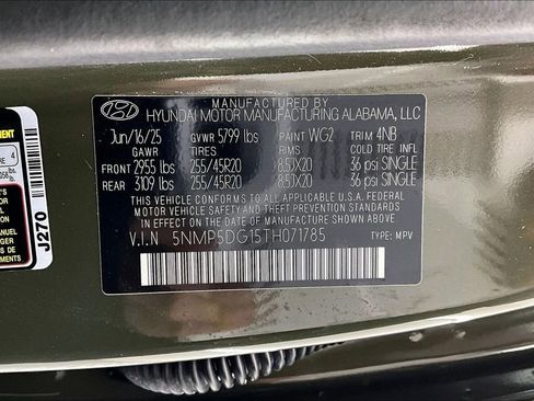 Used 2026 Hyundai Santa Fe Calligraphy AWD/4WD image 36