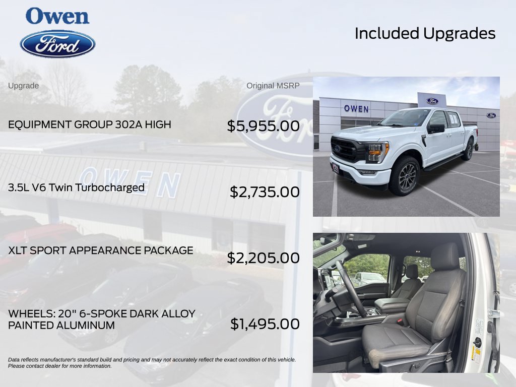 Used 2022 Ford F150 XLT w/ Equipment Group 302A High AWD/4WD image 4