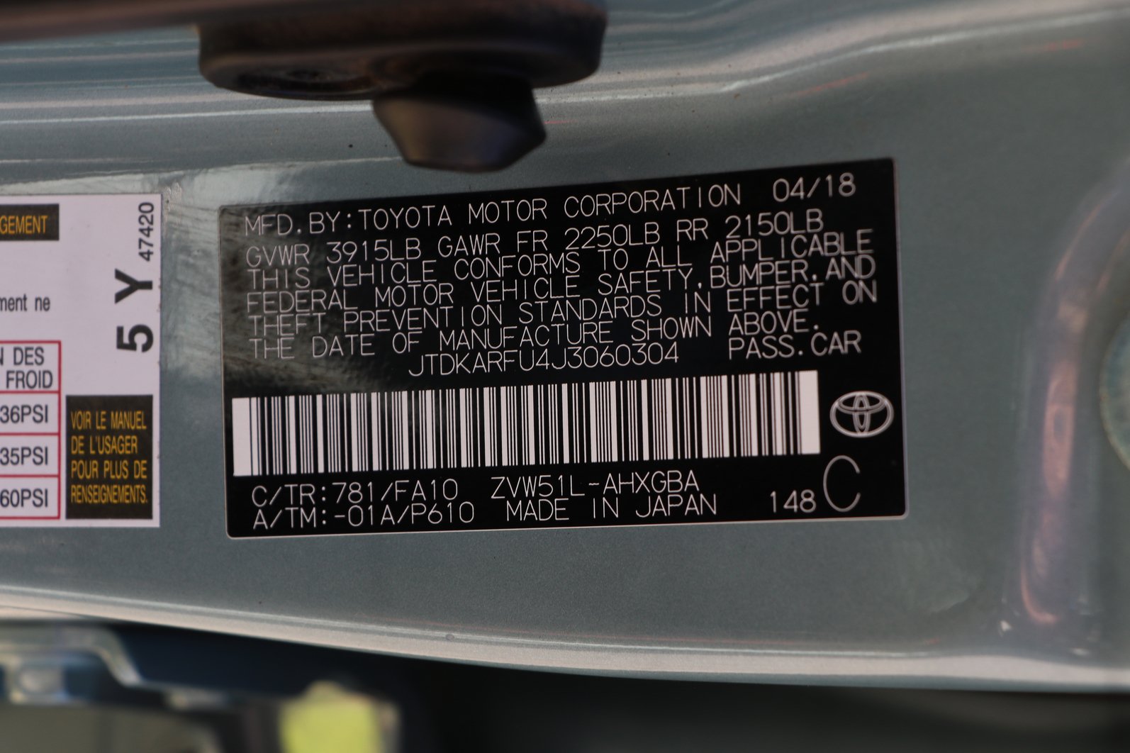 Used 2018 Toyota Prius Three FWD image 34