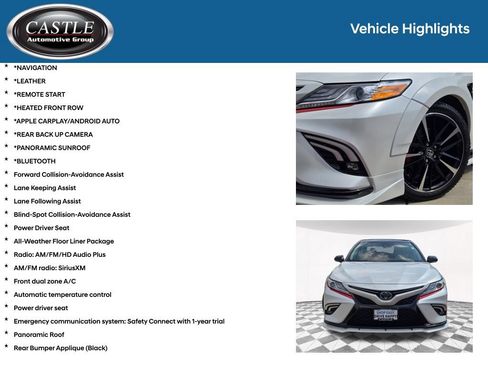 Used 2020 Toyota Camry XSE FWD image 3