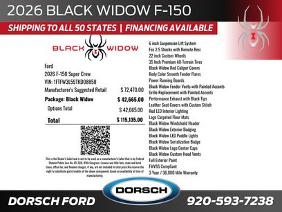 New 2026 Ford F150 XLT w/ Equipment Group 303A High
