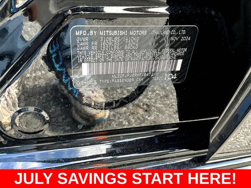 Used 2024 Mitsubishi Mirage G4 LE FWD image 21