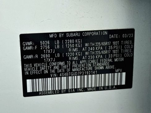 Used 2023 Subaru Outback Wilderness AWD/4WD image 42