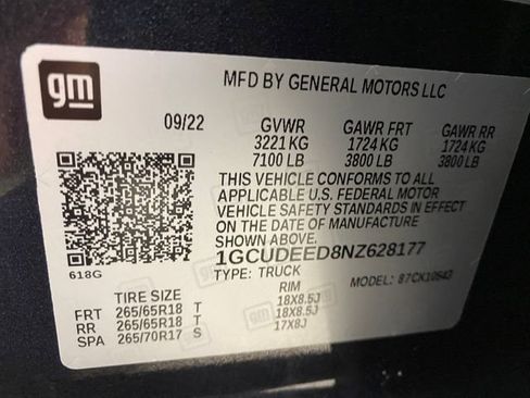 Certified 2022 Chevrolet Silverado 1500 RST image 31