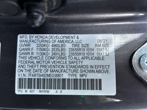 Used 2021 Honda CR-V Touring image 34