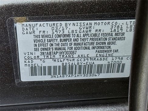Used 2017 Nissan Sentra S image 25