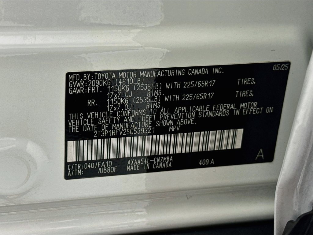 Used 2025 Toyota RAV4 XLE w/ Convenience Package AWD/4WD image 33