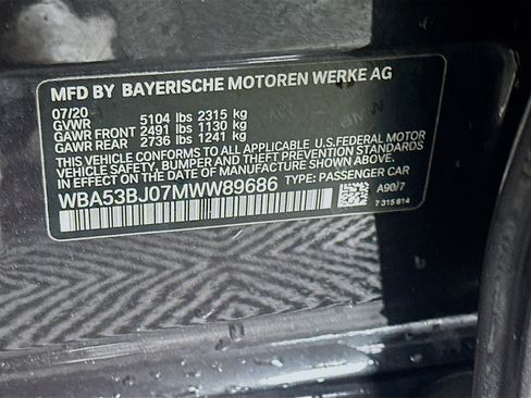 Used 2021 BMW 540i w/ M Sport Package image 12