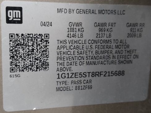Used 2024 Chevrolet Malibu LT FWD image 33