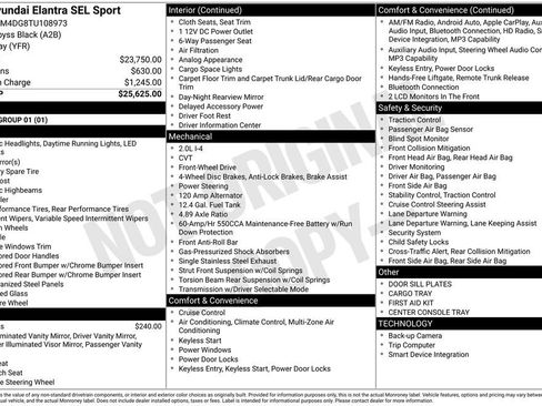 New 2026 Hyundai Elantra Sport image 5