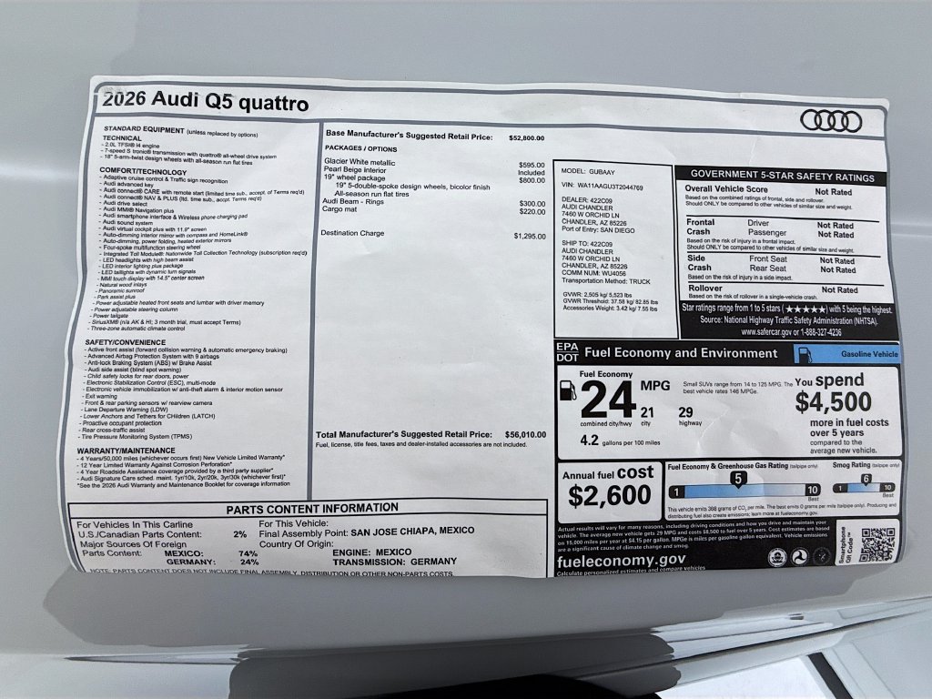 Used 2026 Audi Q5 Premium AWD/4WD image 9