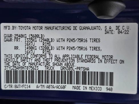 Used 2022 Toyota Tacoma SR5 AWD/4WD image 42