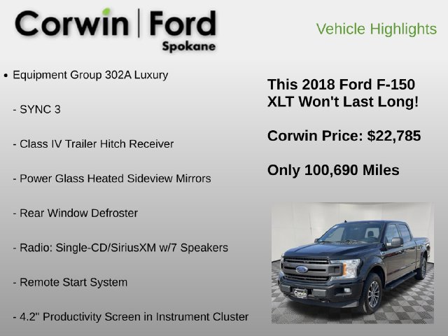 Used 2018 Ford F150 XLT w/ Equipment Group 302A Luxury AWD/4WD image 6