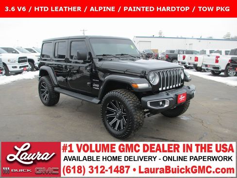 Used 2018 Jeep Wrangler Unlimited Sahara w/ Cold Weather Group image 1