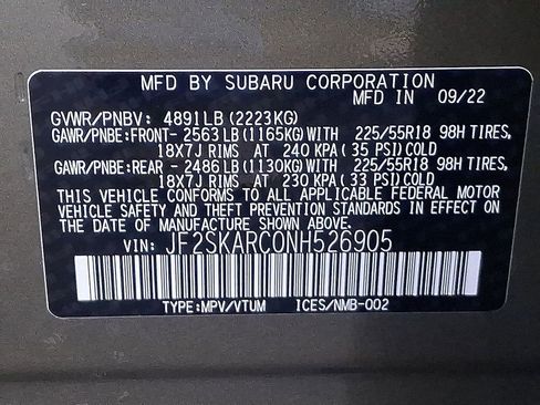 Used 2022 Subaru Forester Touring w/ Popular Package #2 image 27