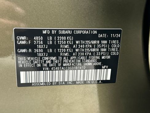 Used 2025 Subaru Outback Onyx Edition image 25