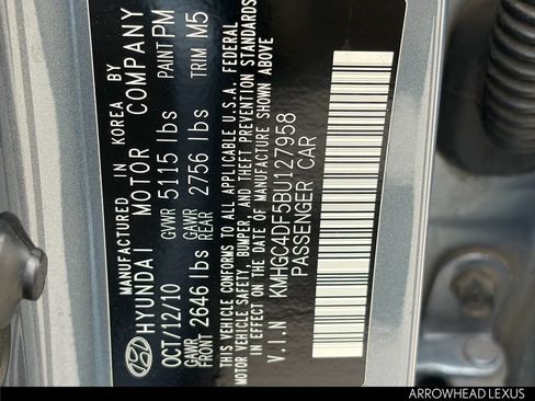 Used 2011 Hyundai Genesis 4.6 RWD image 33