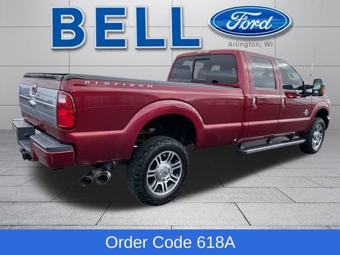 Used 2016 Ford F350 Platinum w/ Snow Plow Prep Package image 3