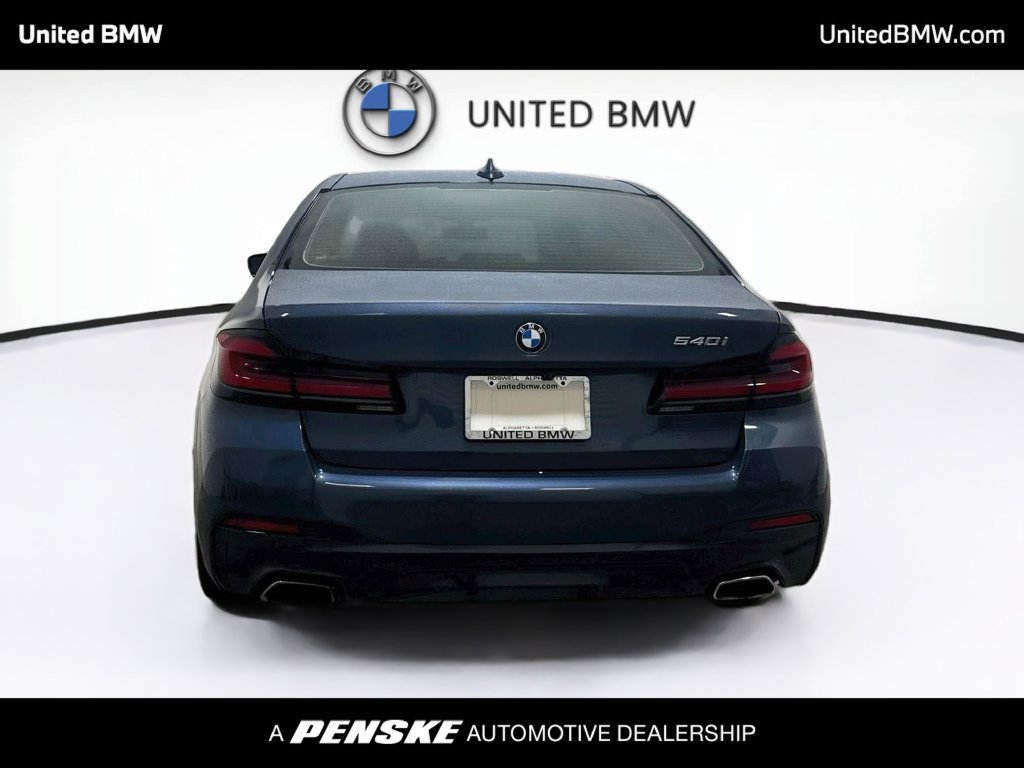 Certified 2023 BMW 540i w/ Executive Package RWD image 6