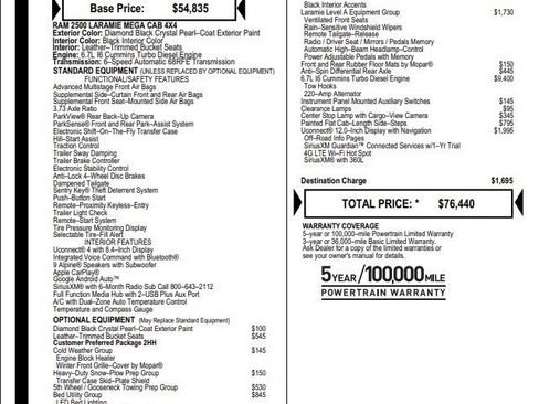 Used 2021 RAM 2500 Laramie w/ Night Edition image 2