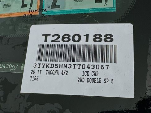 New 2026 Toyota Tacoma SR RWD image 18