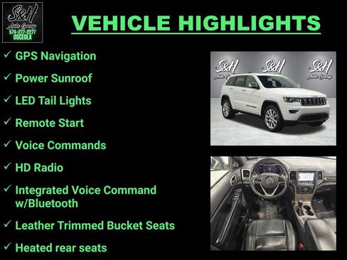 Used 2017 Jeep Grand Cherokee Limited AWD/4WD image 3
