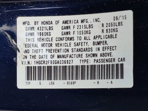 Used 2016 Honda Accord EX-L image 50