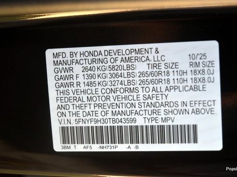 New 2026 Honda Passport RTL image 20