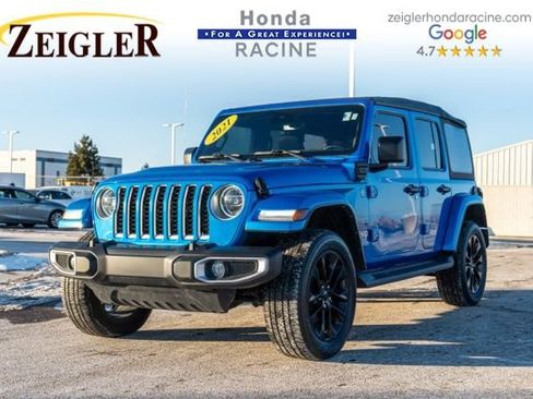 Used 2021 Jeep Wrangler Unlimited Sahara w/ Cold Weather Group image 3