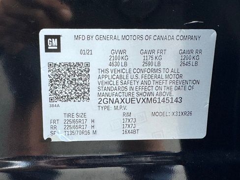 Used 2021 Chevrolet Equinox LT AWD/4WD image 38