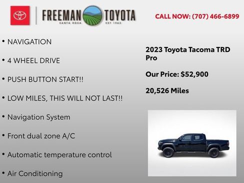 Used 2023 Toyota Tacoma TRD Pro AWD/4WD image 9