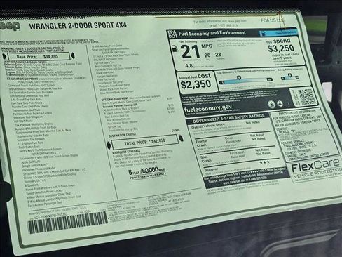 New 2026 Jeep Wrangler Sport image 17