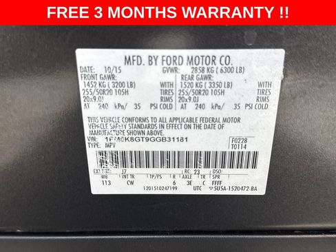 Used 2016 Ford Explorer Sport w/ Equipment Group 401A AWD/4WD image 27