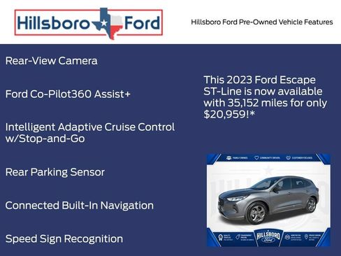 Used 2023 Ford Escape ST-Line w/ Tech Pack #1 FWD image 6