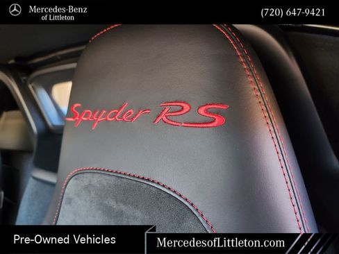 Used 2025 Porsche 718 Boxster Spyder RS w/ Accent Package Logos RWD image 14