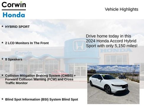 Used 2024 Honda Accord Sport image 6
