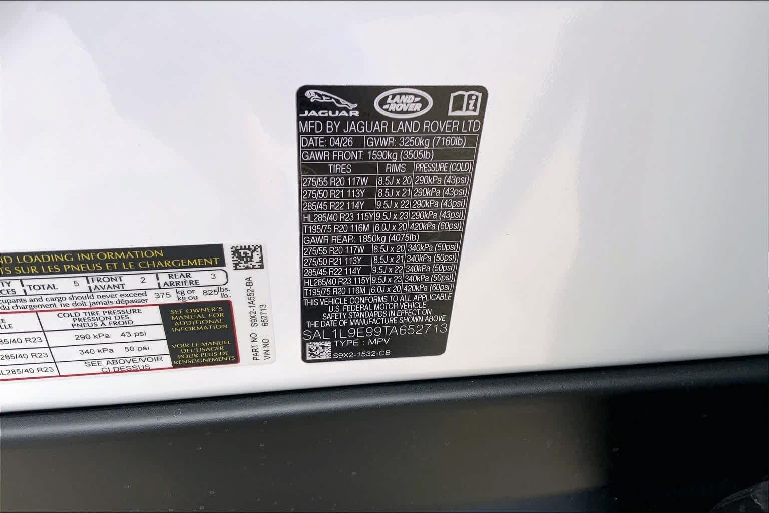 New 2026 Land Rover Range Rover Sport Dynamic SE AWD/4WD image 19