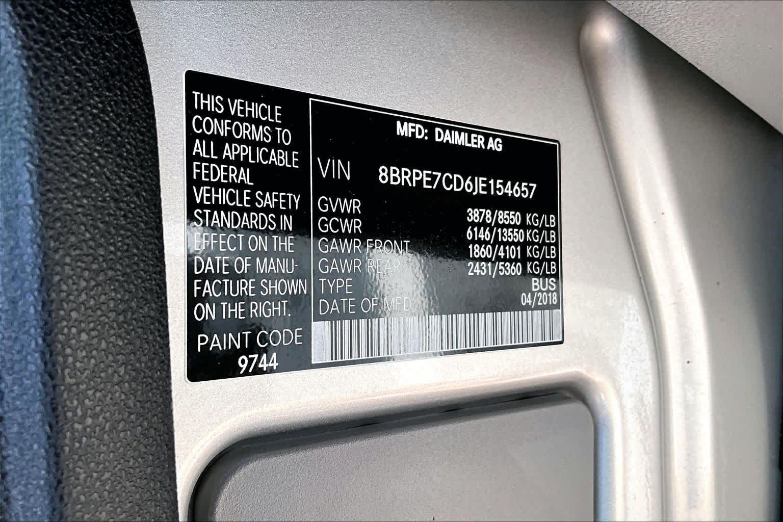 Used 2018 Mercedes-Benz Sprinter 2500 image 32