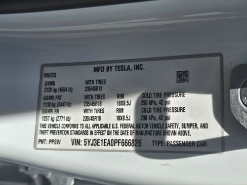 Used 2023 Tesla Model 3 Standard Range RWD image 34