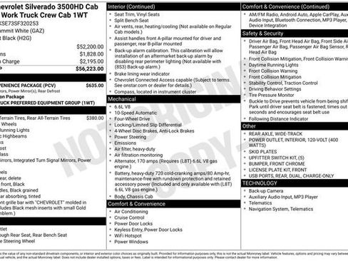 New 2025 Chevrolet Silverado 3500 W/T w/ WT Convenience Package image 29