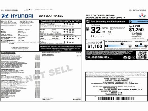 Used 2018 Hyundai Elantra SEL image 2
