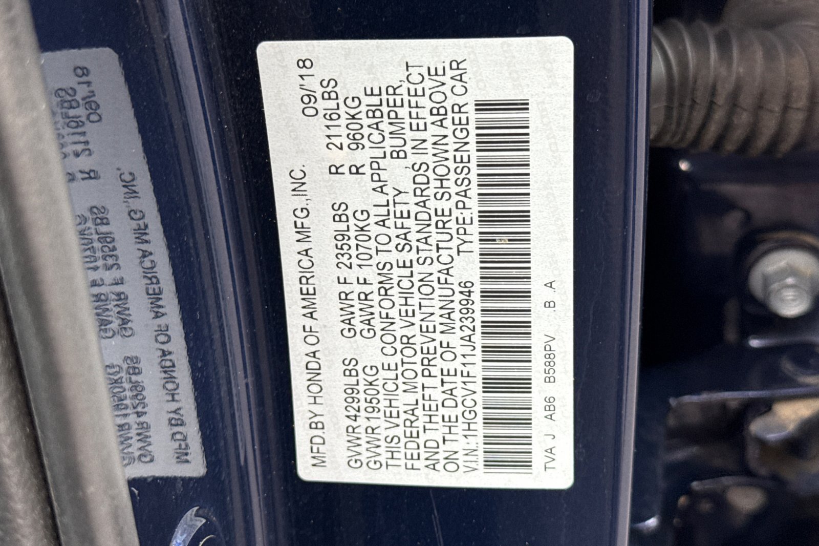 Used 2018 Honda Accord LX image 27