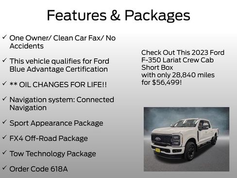 Used 2023 Ford F350 Lariat w/ Lariat Ultimate Package AWD/4WD image 4