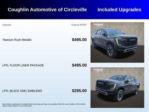 Used 2025 GMC Yukon XL AT4 Ultimate w/ LPO, Floor Liner Package AWD/4WD image 3