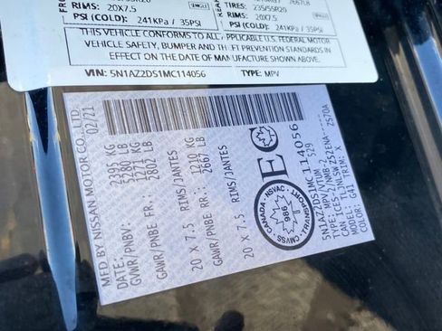 Used 2021 Nissan Murano Platinum AWD/4WD image 24